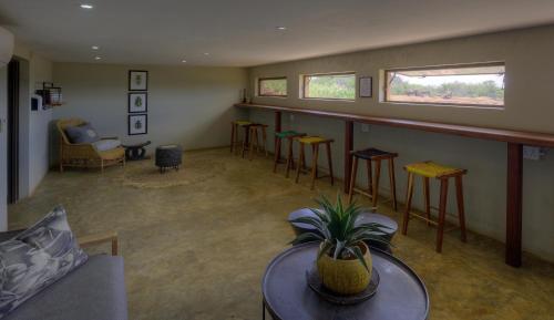 Posezení v ubytování Rhulani Safari Lodge