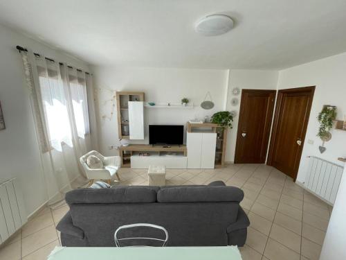 TV a/nebo společenská místnost v ubytování Wanna's Apartment Olbia