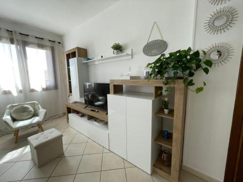 Kuchyň nebo kuchyňský kout v ubytování Wanna's Apartment Olbia