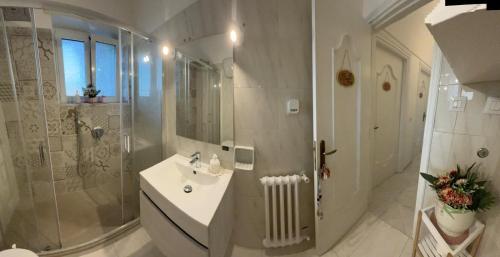 Koupelna v ubytování casa Ricciulella
