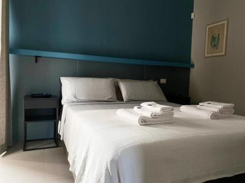 Ένα ή περισσότερα κρεβάτια σε δωμάτιο στο Bolina luxury suites Gallipoli