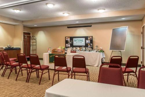 a conference room with a table and chairs at Comfort Suites Scranton near Montage Mountain in Scranton