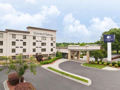 a rendering of the front of a hotel at Doubletree By Hilton Greensboro Airport in Greensboro
