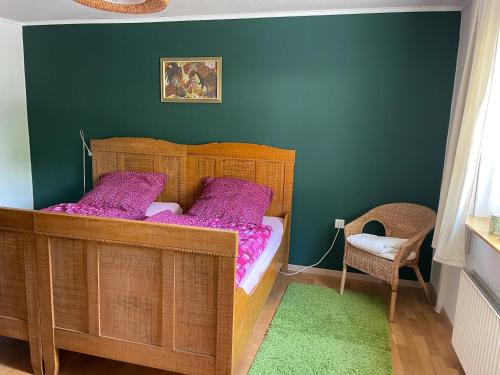 Postel nebo postele na pokoji v ubytování Ponyparadies