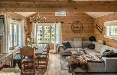 Χώρος καθιστικού στο 3 Bedroom Nice Home In Oppdal