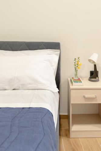 Una cama o camas en una habitación de CasaTecla