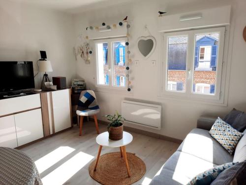 Studio au cœur du crotoy avec vue sur la baie!