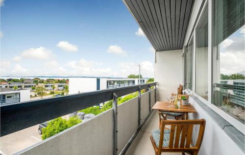 Balkón nebo terasa v ubytování 1 Bedroom Awesome Apartment In Ebeltoft