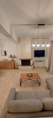 Posezení v ubytování Achilleas Apartment