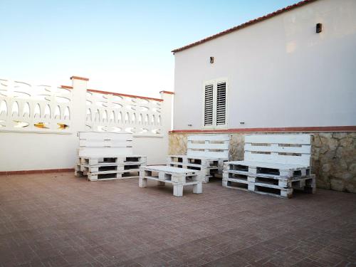 Балкон или терраса в Villa Hermosa Beach
