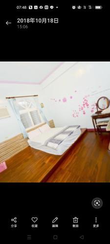 Una cama o camas en una habitación de 豐富民宿