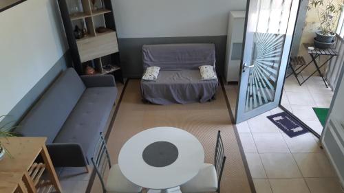 Posedenie v ubytovaní Petit loft face rivière