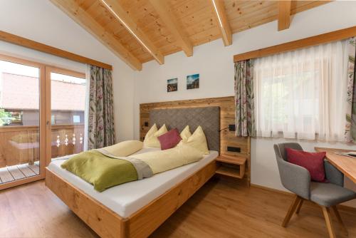 Posteľ alebo postele v izbe v ubytovaní Apartments Haufhof , Haus im Ennstal bei Schladming