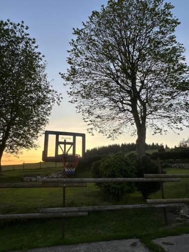 Amanecer o atardecer desde el chalet de montaña o alrededores