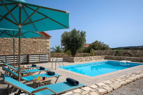 Πισίνα στο ή κοντά στο Villa Vasiliki Private Pool