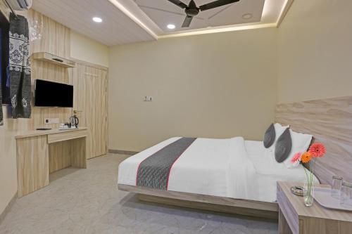 TV a/nebo společenská místnost v ubytování Hotel O Kiwi International