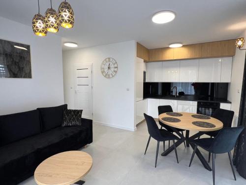 Dapur atau dapur kecil di Apartament Poznańska 2