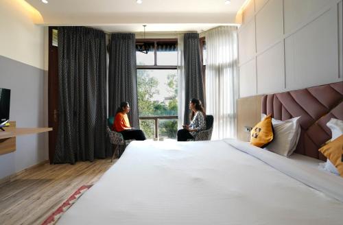 Un ou plusieurs lits dans un hébergement de l'établissement Hide-In Hostel Delhi