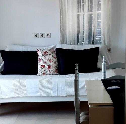 Cama o camas de una habitación en Haus Asterakia