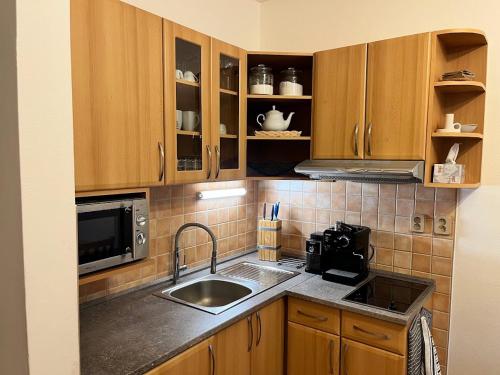 A kitchen or kitchenette at Apartmán pod Hoľou, Tatran-Donovaly
