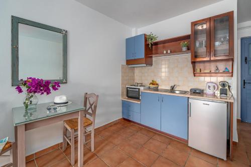 Η κουζίνα ή μικρή κουζίνα στο Niovi Seaview Apartments