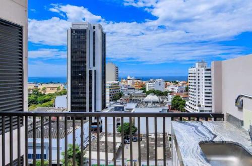 Balkón nebo terasa v ubytování Appartement neuf centre Cartagena la matuna