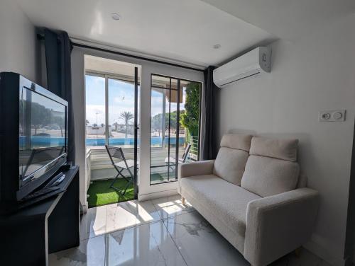 Appartement T2 cabine, en bord de mer, WIFI et climatisation