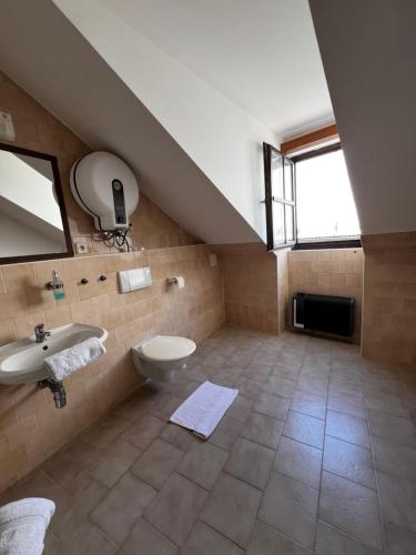 Koupelna v ubytování Apartmány BAROKO