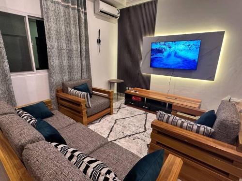 Chambre salon meublé au Wharf