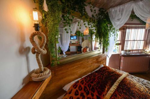 TV a/nebo společenská místnost v ubytování Hotel Pelirocco
