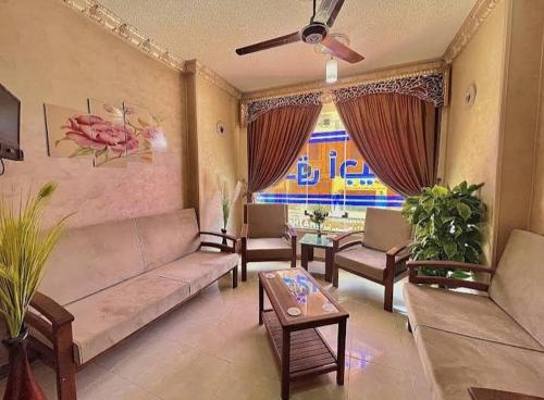 Posezení v ubytování Agiad Hotel