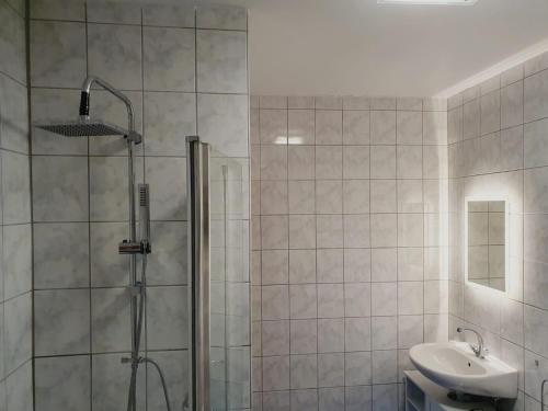 Koupelna v ubytování Ferienwohnung Lug