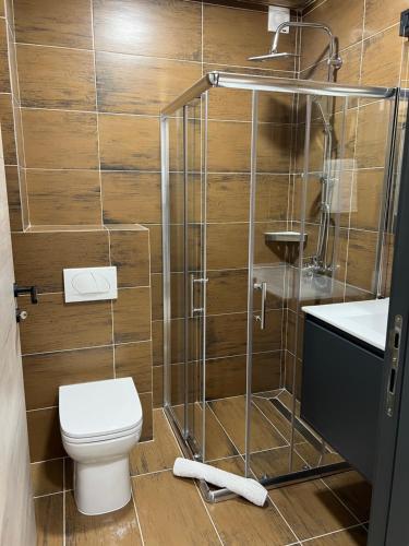 Kúpeľňa v ubytovaní Sremsky inn
