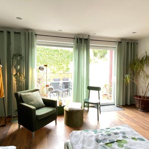 Posezení v ubytování Eifel-View Ferienhaus