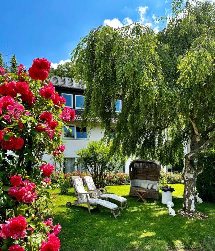 Zahrada ubytování Landhotel Bellevue