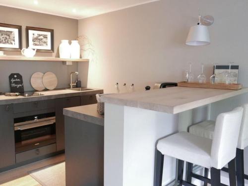 Η κουζίνα ή μικρή κουζίνα στο The Lütte Comfortable holiday residence