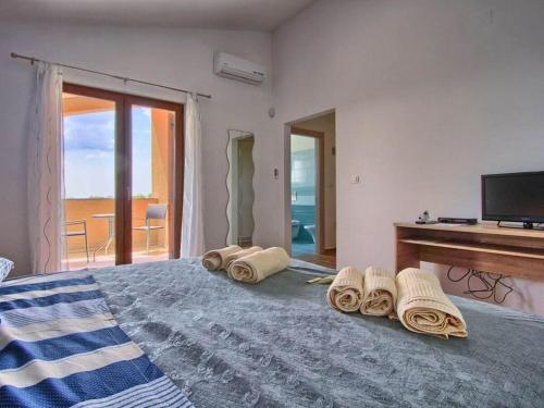 Postel nebo postele na pokoji v ubytování Stokovci Comfortable holiday residence