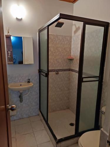 Ένα μπάνιο στο Casa familiar