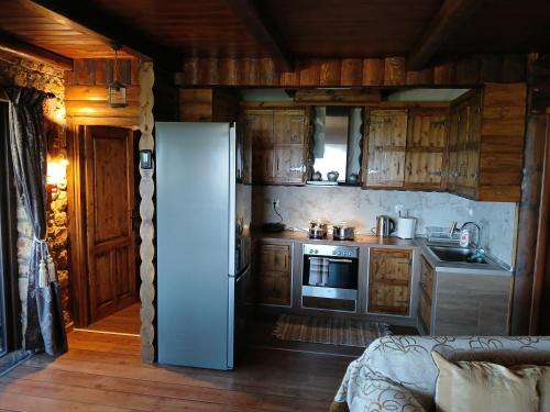 Kuchyň nebo kuchyňský kout v ubytování Artemis' Stone House
