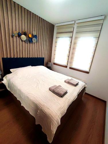 Un ou plusieurs lits dans un hébergement de l'établissement Apartman Bojic