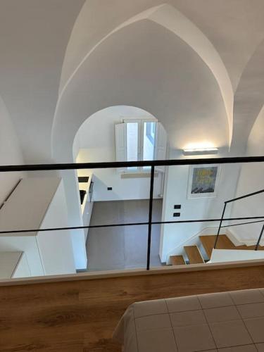 a view of a room with a glass floor at Design, comfort e atmosfera nel cuore del Salento in Martano