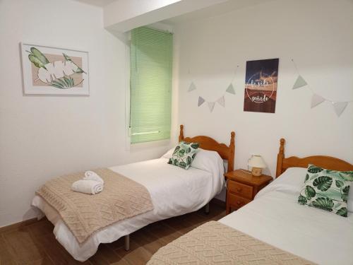 Postel nebo postele na pokoji v ubytování Apartamento en Banyeres de Mariola