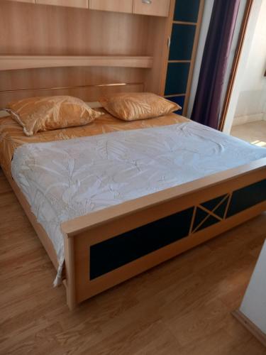 Postel nebo postele na pokoji v ubytování Sea view room