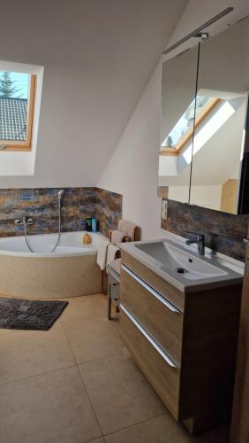 Katil atau katil-katil dalam bilik di Apartament Luna