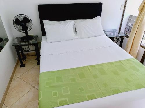 Katil atau katil-katil dalam bilik di Hotel Campestre La Gaitana