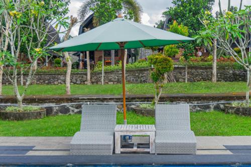 Zahrada ubytování Green Orry Inn Tetebatu