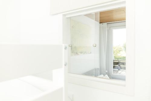 Koupelna v ubytování Rosenalm Scheidegg