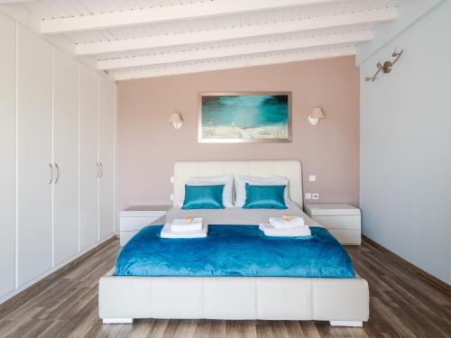 Postel nebo postele na pokoji v ubytování Euphoria Country House
