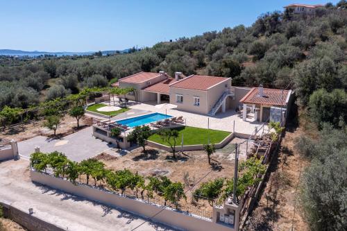 Tolo Villa Natura with Pool for 8 - private, luxury accommodation