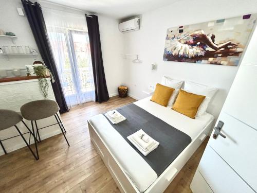 Kuchyň nebo kuchyňský kout v ubytování Studio apartments RAFAEL - 4 minutes to the beach